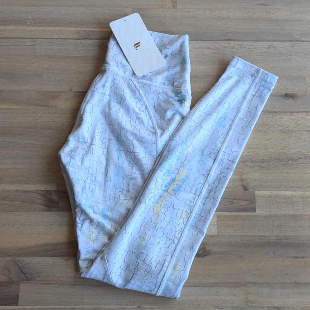 Fabletics High-Waisted Printed PowerHold Leggings NWT